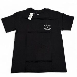 BORN X RAISED Rocker Tee T-Shirt SB Collab “On The Turf” BXR NWT Small Black